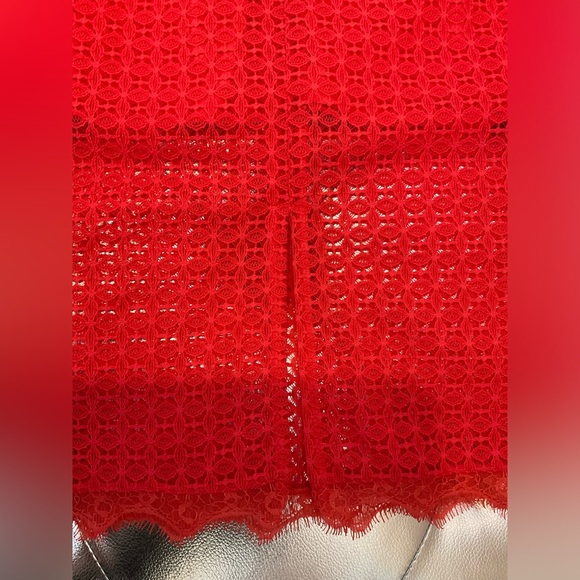 MARCIANO LACE PENCIL SKIRT - Picture 5 of 11